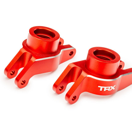 Traxxas 10252-RED RED Aluminum Stub Axle Carriers (L&R) TRA10252RED
