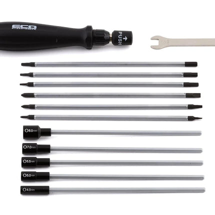EcoPower 19-Piece Metric RC Essential Tool Set w/Carrying Case