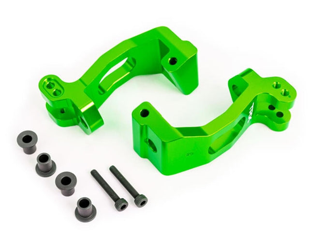 Traxxas Sledge Aluminum Caster Blocks Left & Right Green TRA9532G
