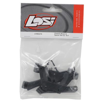 Losi Chassis Brace & Spacer Set (3): 10-T LOSB2278