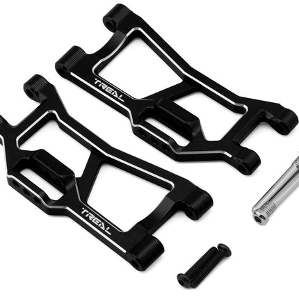 Treal Hobby Aluminum Rear Lower Suspension Arm Set Traxxas Mini Maxx Black