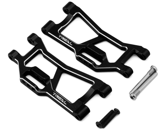 Treal Hobby Aluminum Rear Lower Suspension Arm Set Traxxas Mini Maxx Black