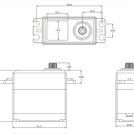 SRT Servos CL6030 HV Waterproof Coreless Digital Servo SRTCL6030