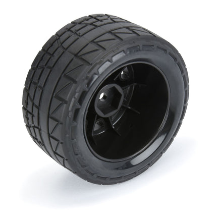 Pro-Line 1/18 Menace F/R Street Tires MTD 12mm Black Raid (4): Granite GROM