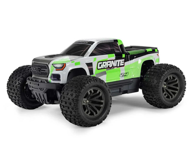 Arrma Granite Mega 665 1/10 4WD Electric Monster Truck Green w/SLT2 2.4GHz Radio