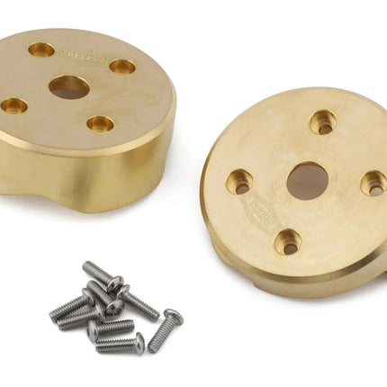 Reefs RC Axial SCX10 Pro Brass Outer Portal Covers (Gold) (2) (89g)