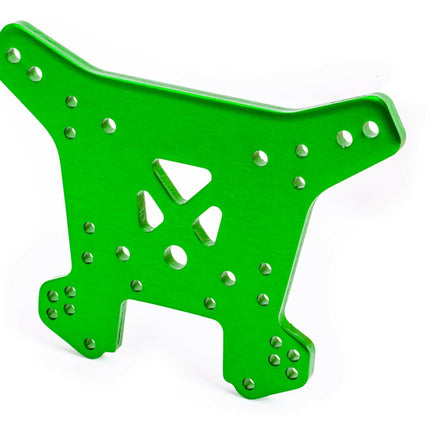 Traxxas 9538G Green Aluminum Rear Shock Tower for Sledge NEW!!