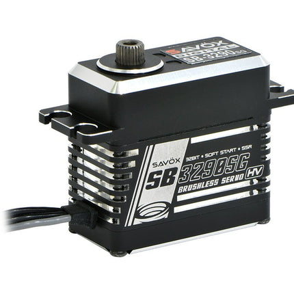 Savox High Torque, High Voltage Brushless Servo, Black SAVSB3290SG-BE