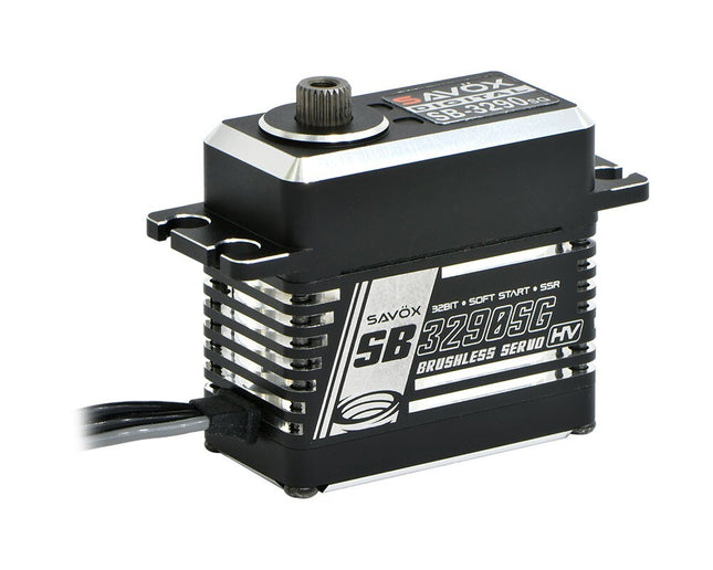 Savox High Torque, High Voltage Brushless Servo, Black SAVSB3290SG-BE