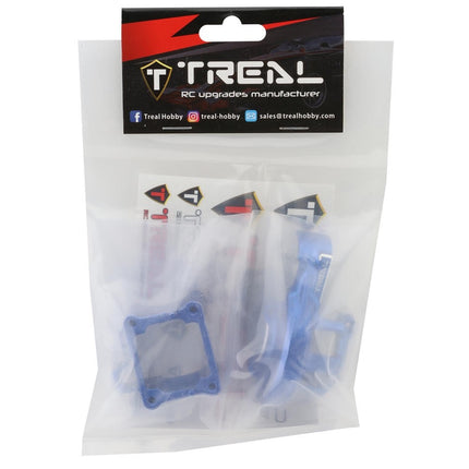Treal Hobby Aluminum Center Differential Gearbox Case for Traxxas Sledge (Blue)