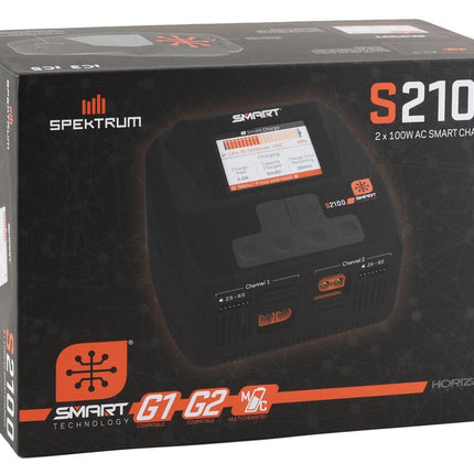 Spektrum RC S2100 G2 AC Smart Charger 6S/12A/100W x2 SPMXC2000 NEW!!