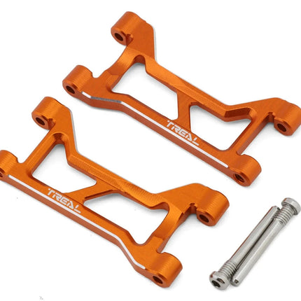 Treal Hobby Aluminum Rear Upper Suspension Arm Set Traxxas Mini Maxx Orange