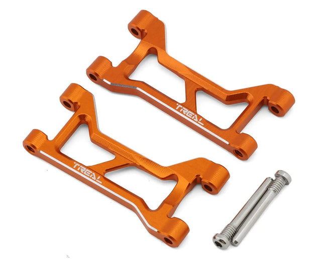 Treal Hobby Aluminum Rear Upper Suspension Arm Set Traxxas Mini Maxx Orange