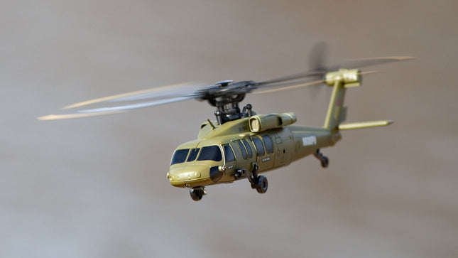 Rage R/C Hero-Copter BL 4-Blade Brushless RTF Heli Army RGR6150 