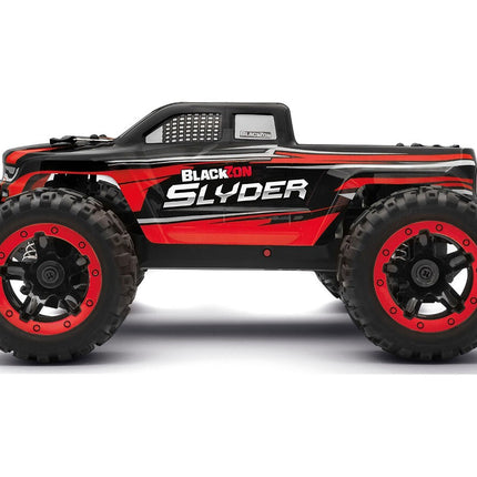Blackzon Slyder MT 1/16 4WD Electric Monster Truck - Red BZN540098