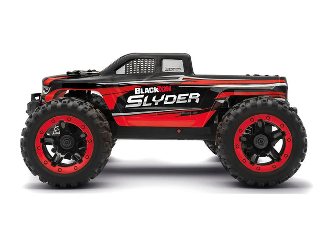 Blackzon Slyder MT 1/16 4WD Electric Monster Truck - Red BZN540098