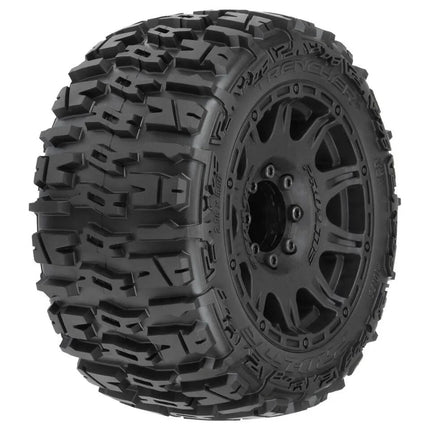 Pro-Line Trencher LP 3.8" Pre-Mounted Truck Tires (Black) (M2)