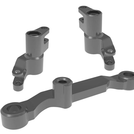 Traxxas Aluminum Steering Bellcranks/Draglink Gray TRA10743GRAY