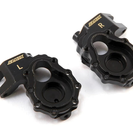 Samix Brass Steering Knuckles for Traxxas TRX-4 (Black) (2) (51g) SAMTRX44412