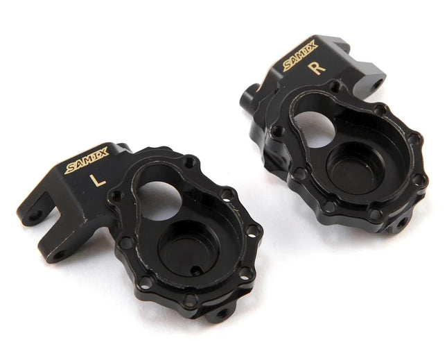 Samix Brass Steering Knuckles for Traxxas TRX-4 (Black) (2) (51g) SAMTRX44412