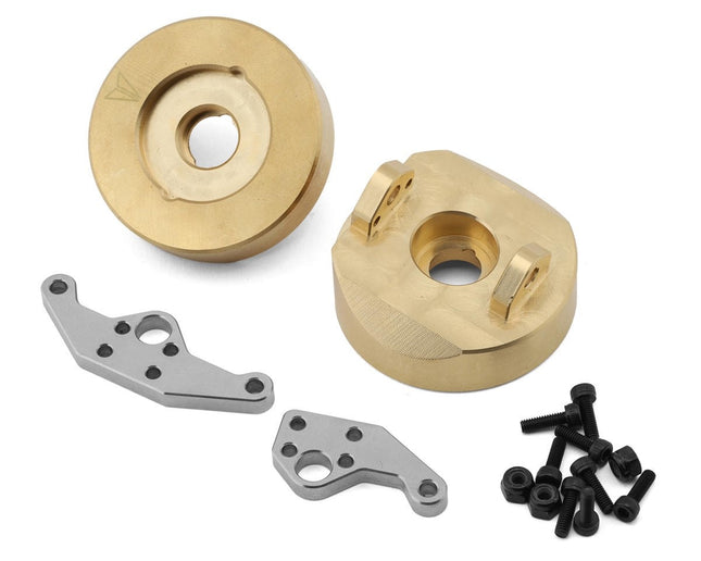 Vanquish Products VPS02920 H10 Optic Brass Steering Knuckles (2) (153g ea)