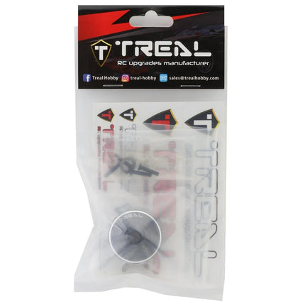 Treal Hobby Aluminum Gear Differential Housing Case for Traxxas Sledge (Black)