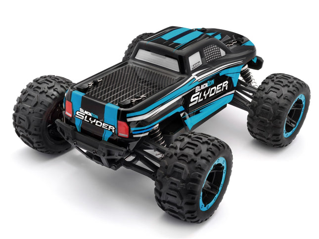 Blackzon Slyder MT 1/16 4WD Electric Monster Truck - Blue BZN540104