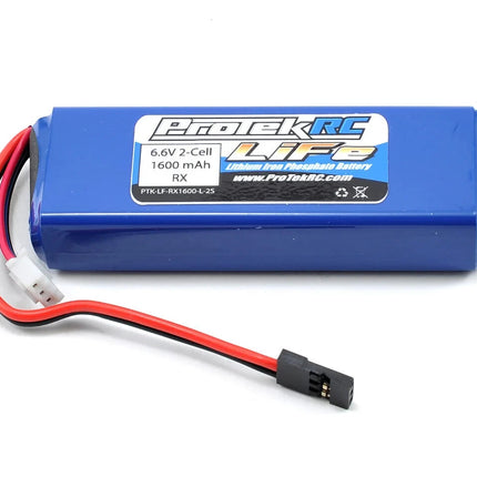 ProTek RC LiFe Receiver Battery Pack Mugen/AE/8ight-X 6.6V/1600mAh Balancer Plug