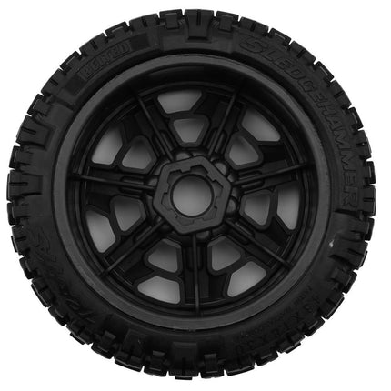 Traxxas 9071-GRAY Jato 4x4 VXL-4s Sledgehammer Pre-Mounted Belted Tires
