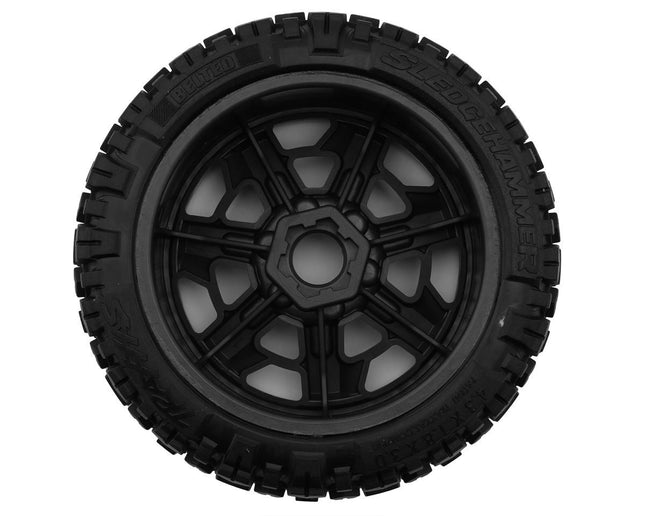 Traxxas 9071-GRAY Jato 4x4 VXL-4s Sledgehammer Pre-Mounted Belted Tires