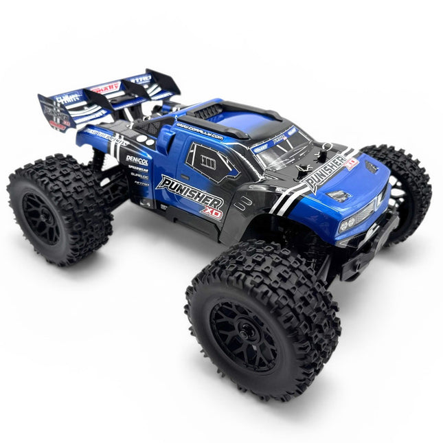 Team Corally Punisher XD 4WD 2S Small Scale RTR Monster Truck Blue C-00231-B