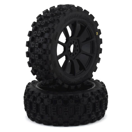 Pro-Line Badlands MX Pre-Mounted 1/8 Buggy Tires (Black) (M2) w/Mach 10 Wheels