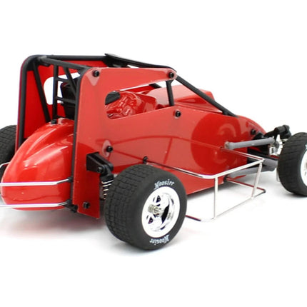1RC Racing Midget 4.0 1/18 Brushless RTR 2WD Oval Racer Red w/Battery/Charger
