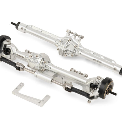 Injora Axial UTB10 Capra C60 Aluminum Straight Axles Set (Silver) C60-SR