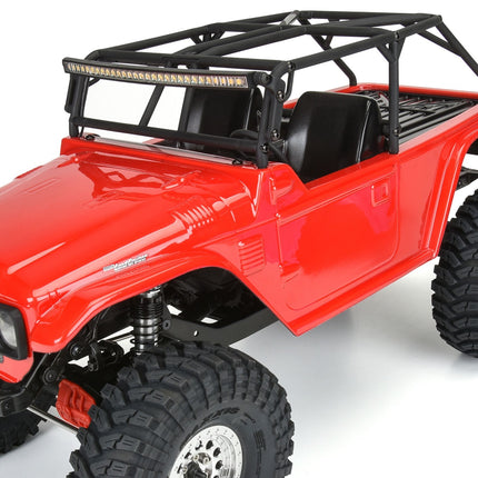 Pro-Line 1/10 1979 Toyota Land Cruiser FJ40 Clear Body/Cage 12.3" WB Crawlers
