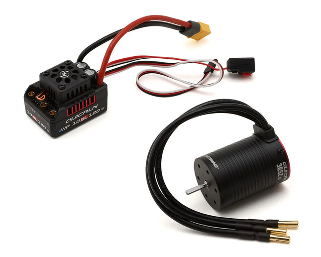 Hobbywing QuicRun 10BL120 G2 ESC/3652SL Motor Combo (4000kV) HWI38030208
