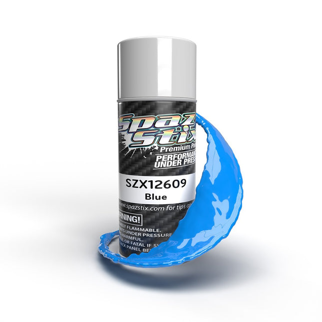 Spaz Stix Solid Blue Aerosol Paint, 3.5oz Can SZX12609