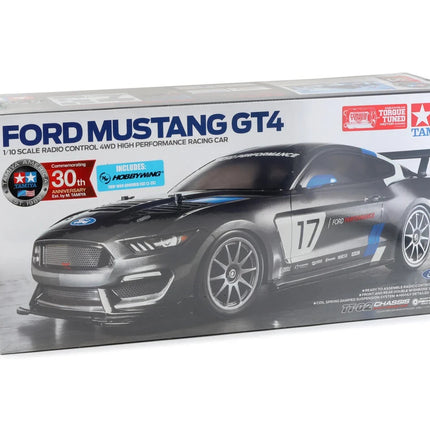Tamiya TT-02 Ford Mustang GT4 1/10 4WD Electric Touring Car Kit TAM58664 