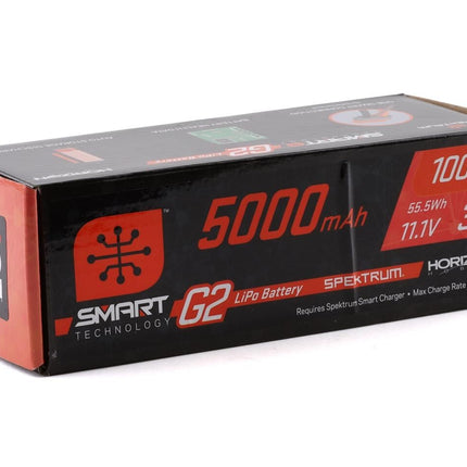 Spektrum RC 3S Smart G2 LiPo 100C Battery Pack 11.1V/5000mAh w/IC5 Connector