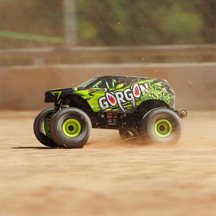 ARRMA Gorgon Grom 4x4 1/16 Scale RTR Brushed Monster Truck Yellow ARA2130T1