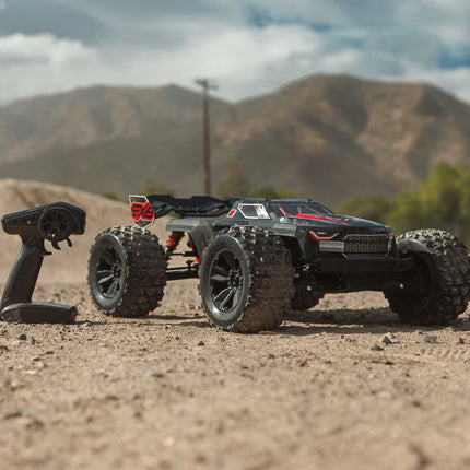 Arrma 1/8 KRATON 6S EXB 4X4 RTR Brushless Speed Truck, BLACK ARA8708V6T1