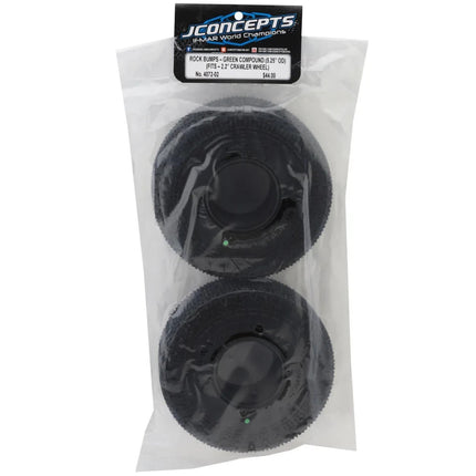 JConcepts Rock Bumps 2.2" All Terrain Rock Crawler Tires (5.75") Green 4072-02