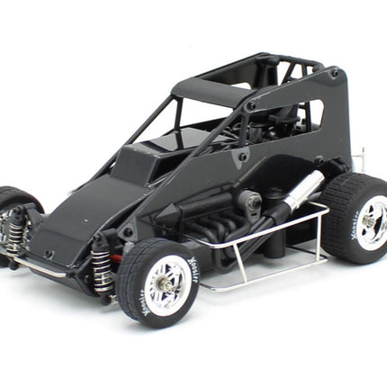 1RC Racing Midget 4.0 1/18 Brushless RTR 2WD Oval Racer Black w/Battery/Charger