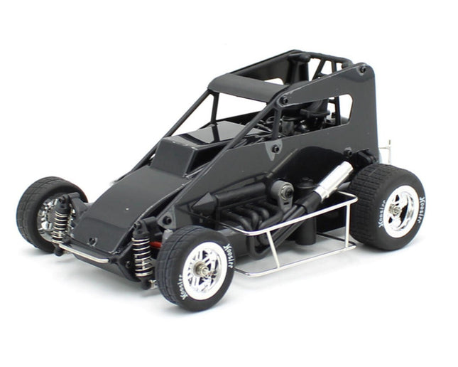 1RC Racing Midget 4.0 1/18 Brushless RTR 2WD Oval Racer Black w/Battery/Charger