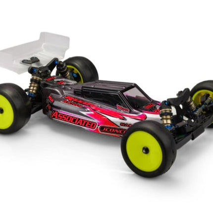 JConcepts Associated RC10B7/B7D F2 1/10 Buggy Body w/Turf/Carpet Wings CLR 0614