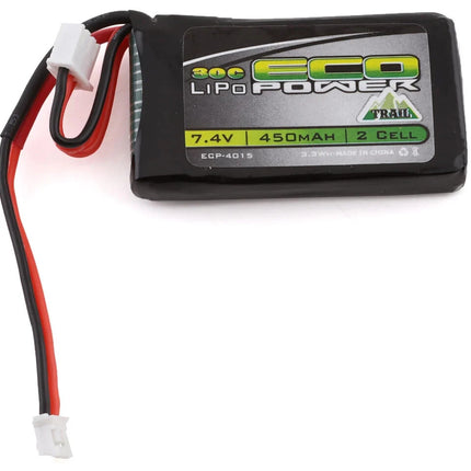EcoPower "Trail" SCX24 2S 30C LiPo Battery w/PH2.0 Connector (7.4V/450mAh)