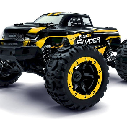 Blackzon Slyder MT 1/16 4WD Electric Monster Truck - Yellow BZN540116