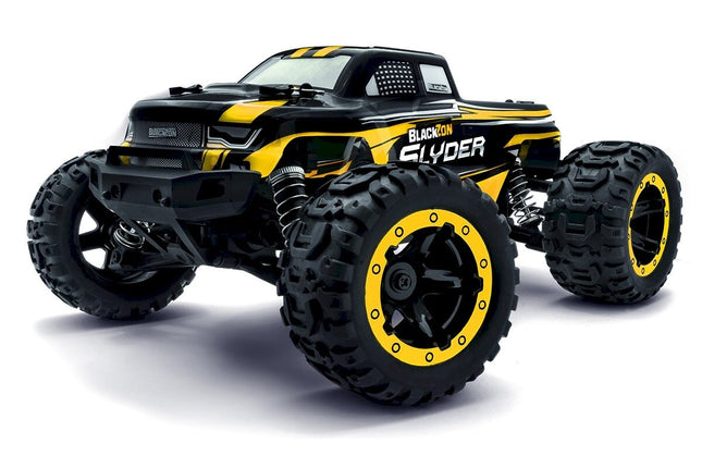 Blackzon Slyder MT 1/16 4WD Electric Monster Truck - Yellow BZN540116