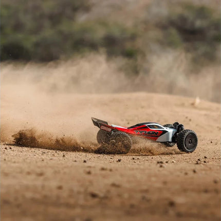 Arrma Typhon Grom MEGA 4WD 380 Brushed 1/18 Buggy RTR Red/White ARA2106T2