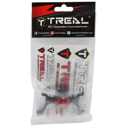 Treal Hobby Redcat Ascent-18 7075 Aluminum Front Axle Housing Black w/C-Hubs